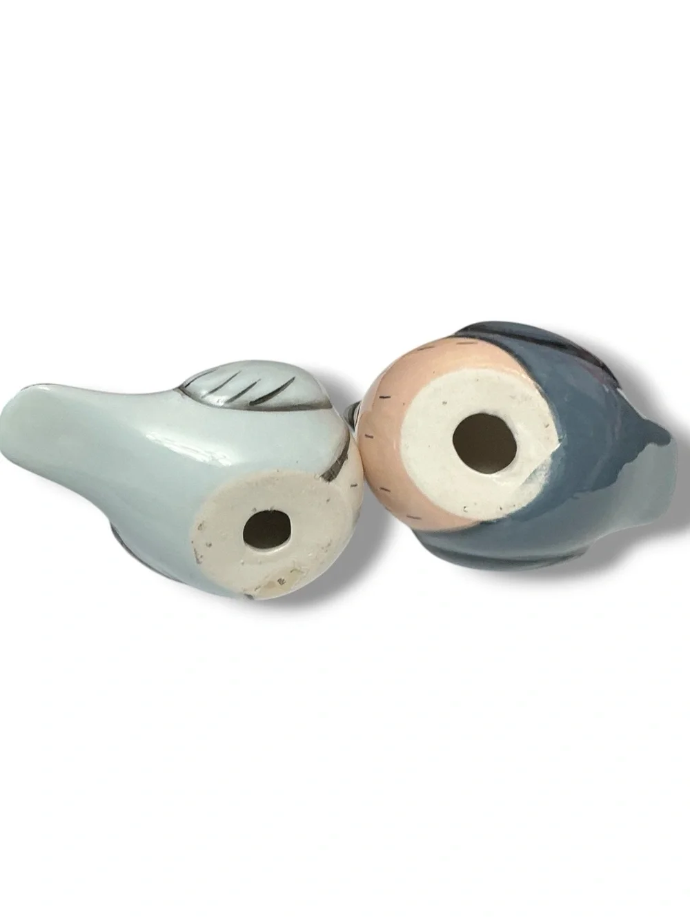 Target Ceramic Bird Figurine Pair in Blue & Cream